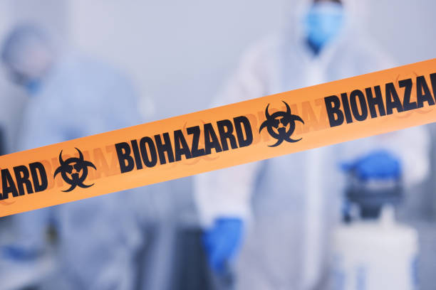 Professional Blood Cleanup technician working in Yettem, CA